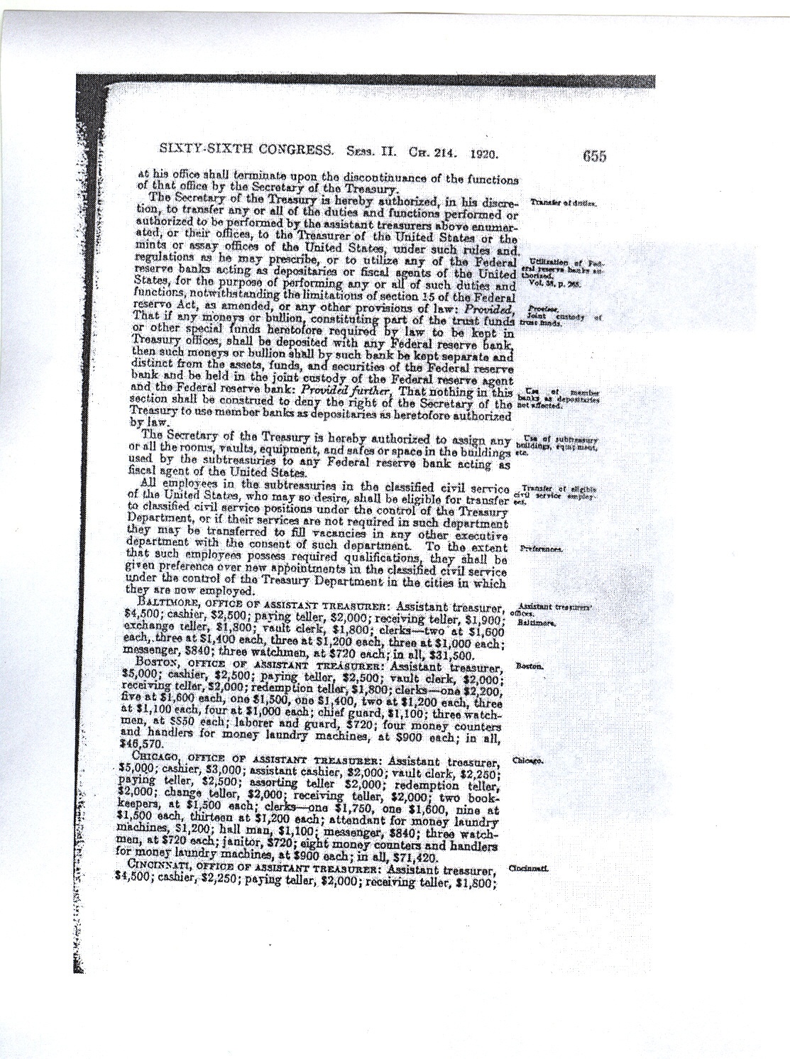 Abolition of the Independent Treasury