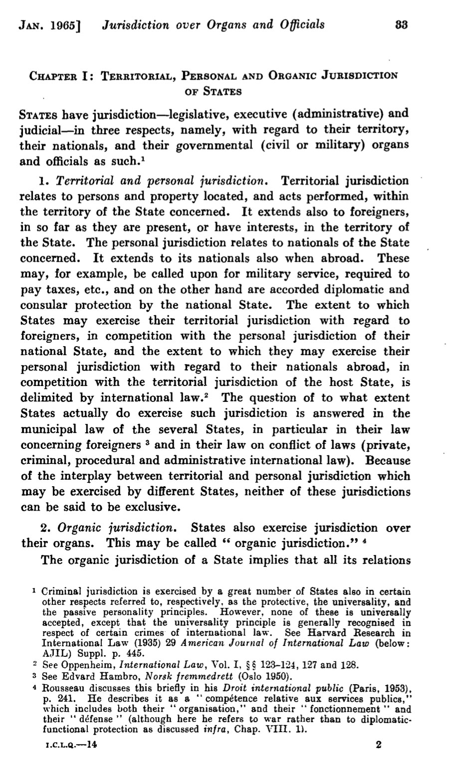 Jurisdiction Over a National - Pg 33