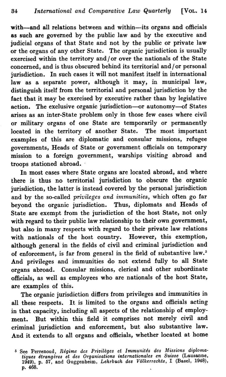 Jurisdiction Over a National - Pg 34